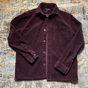 Express MEN Corduroy Long-sleeves Shirt Size Medium